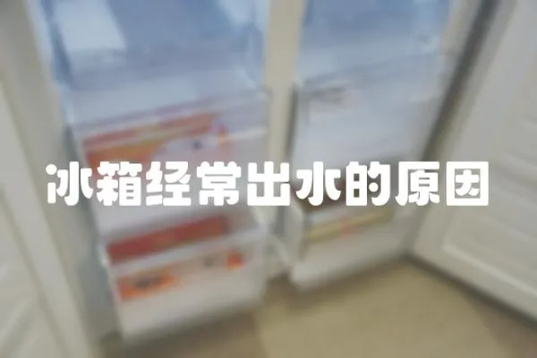 冰箱經常出水的原因