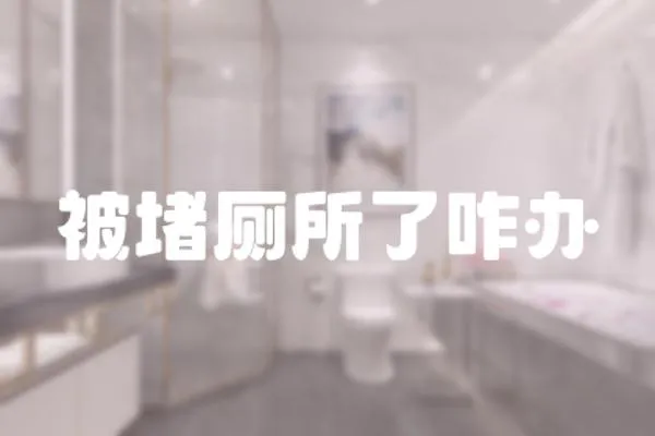 被堵廁所了咋辦