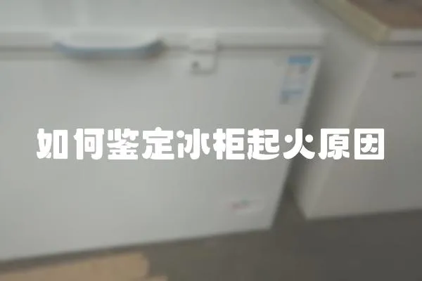 如何鑒定冰柜起火原因