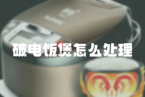 破電飯煲怎么處理