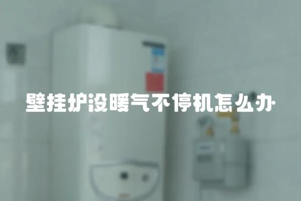 壁掛爐沒暖氣不停機怎么辦