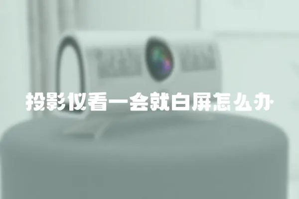 投影儀看一會就白屏怎么辦