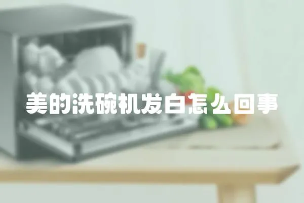 美的洗碗機發白怎么回事