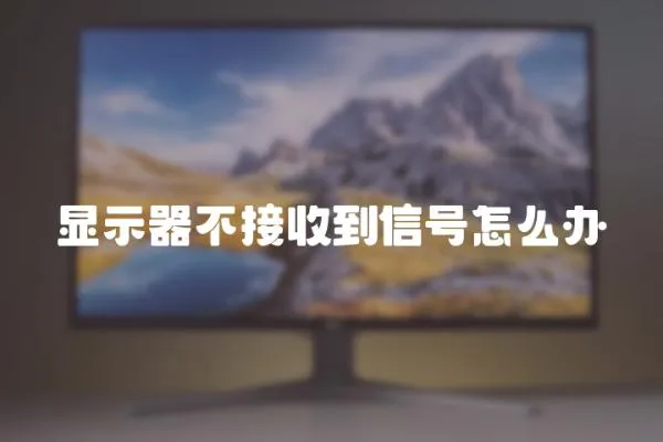 顯示器不接收到信號(hào)怎么辦