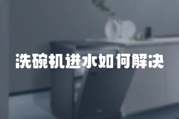 洗碗機進水如何解決