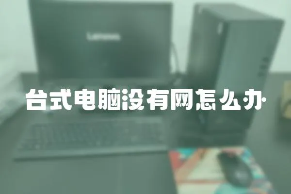 臺式電腦沒有網怎么辦