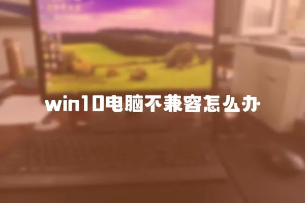 win10電腦不兼容怎么辦
