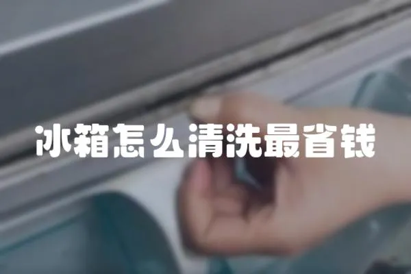 冰箱怎么清洗最省錢