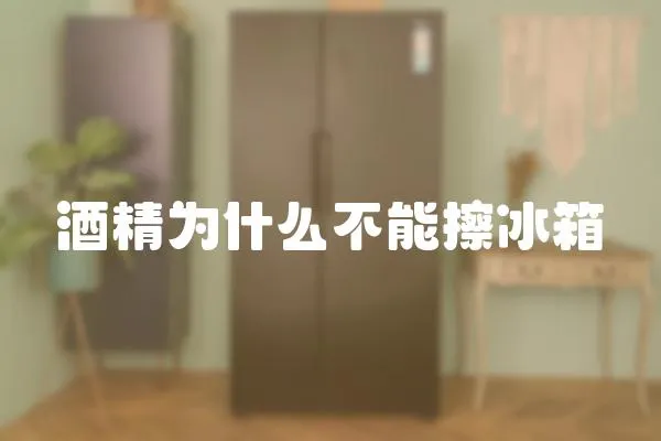 酒精為什么不能擦冰箱