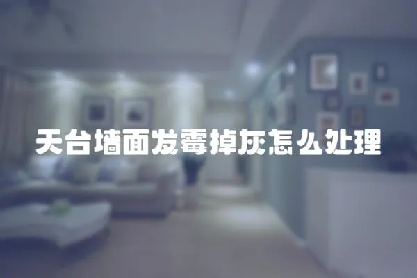 天臺(tái)墻面發(fā)霉掉灰怎么處理