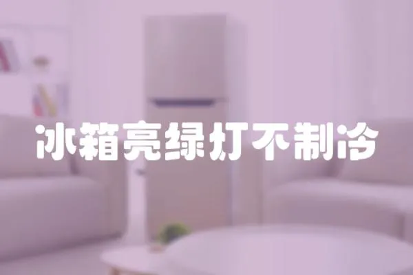 冰箱亮綠燈不制冷