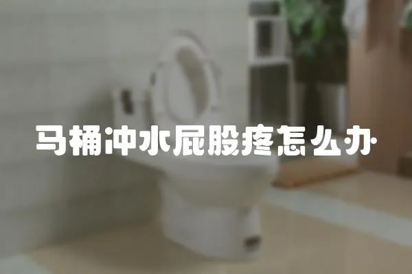 馬桶沖水屁股疼怎么辦
