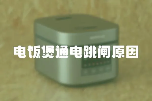 電飯煲通電跳閘原因