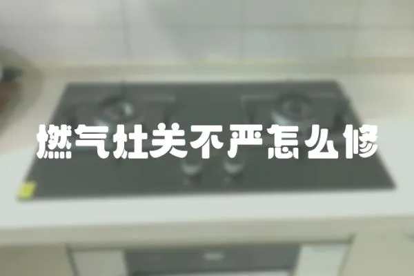 燃氣灶關(guān)不嚴怎么修
