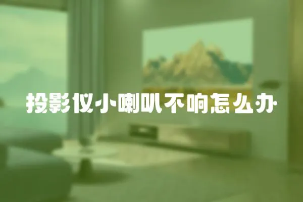 投影儀小喇叭不響怎么辦