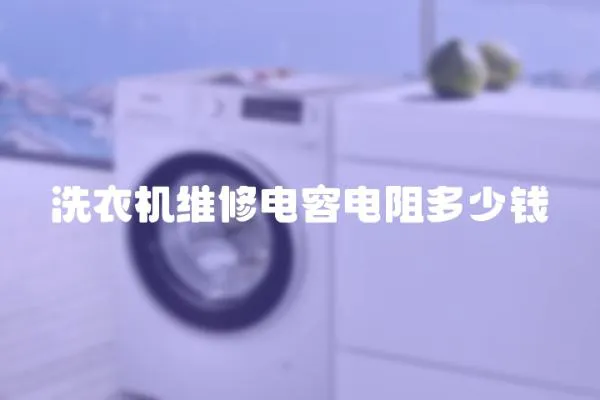 洗衣機維修電容電阻多少錢