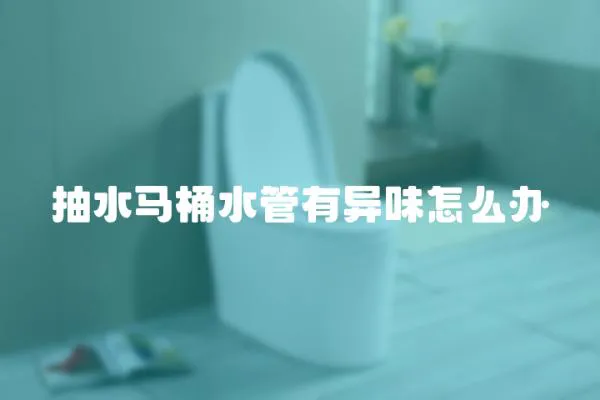 抽水馬桶水管有異味怎么辦
