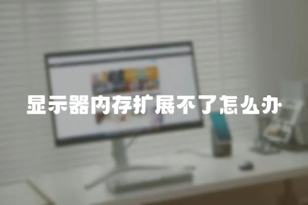 顯示器內存擴展不了怎么辦