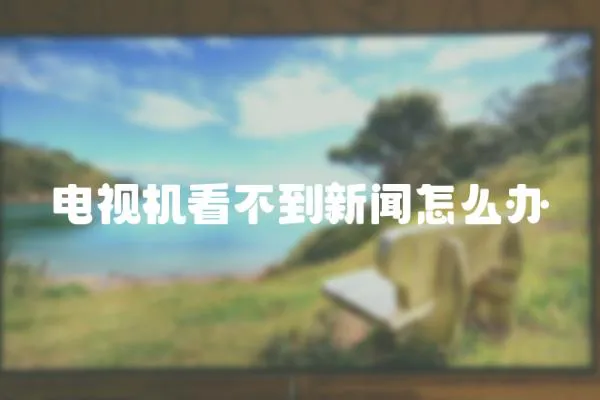 電視機看不到新聞怎么辦