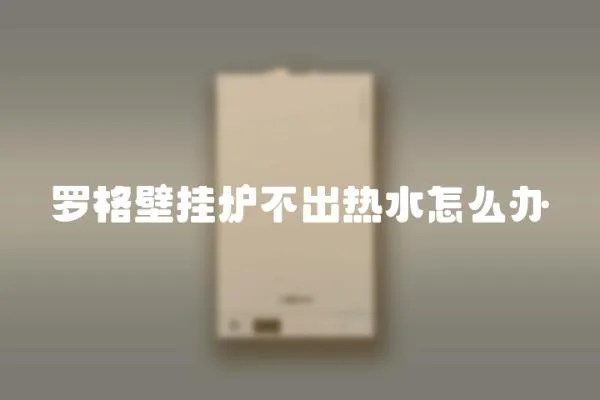 羅格壁掛爐不出熱水怎么辦