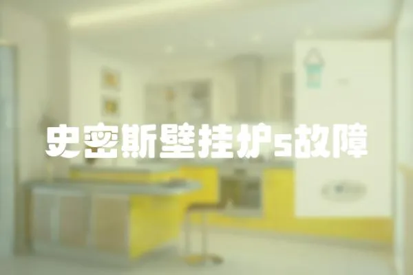 史密斯壁掛爐s故障
