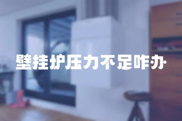 壁掛爐壓力不足咋辦