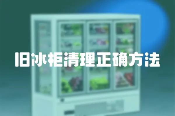 舊冰柜清理正確方法
