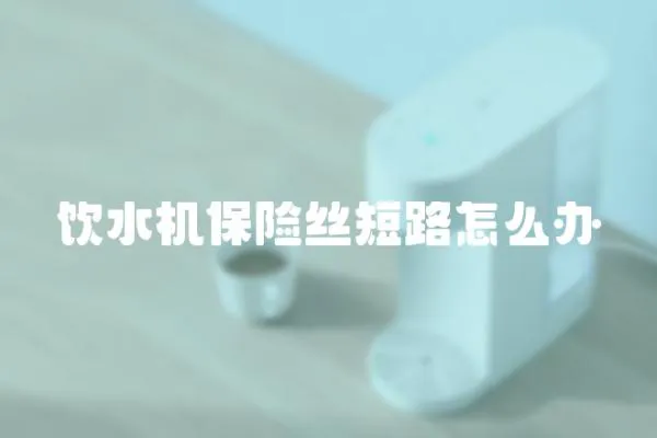 飲水機保險絲短路怎么辦