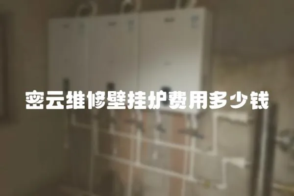 密云維修壁掛爐費用多少錢