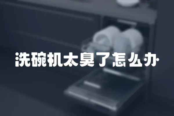 洗碗機太臭了怎么辦