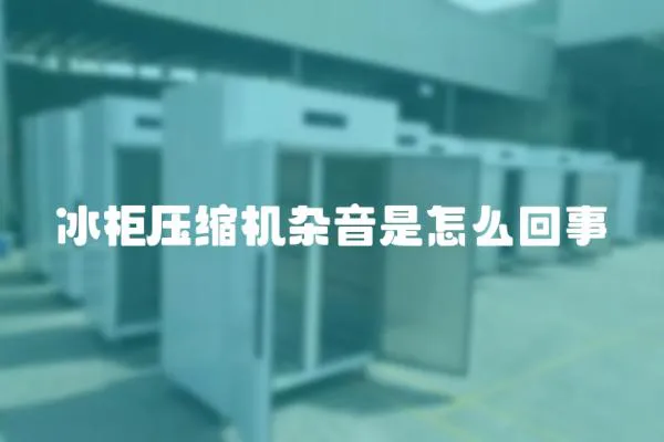 冰柜壓縮機雜音是怎么回事