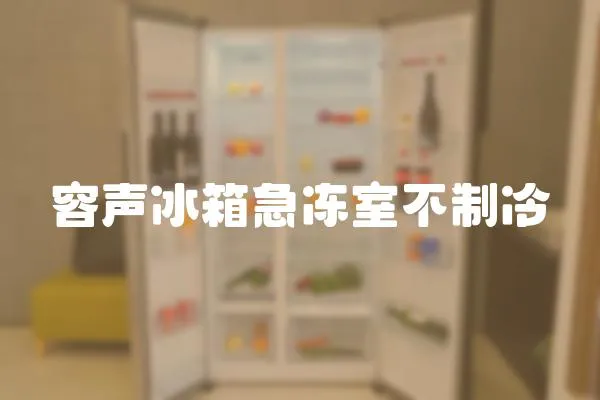 容聲冰箱急凍室不制冷