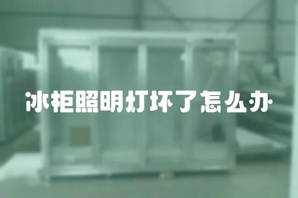 冰柜照明燈壞了怎么辦