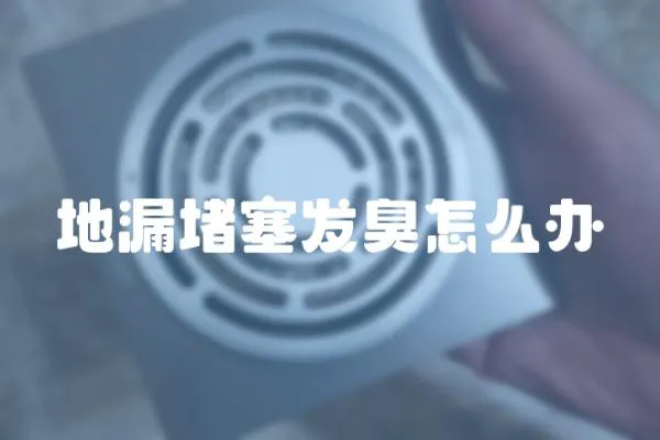 地漏堵塞發臭怎么辦