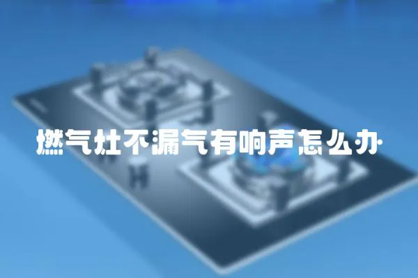 燃氣灶不漏氣有響聲怎么辦