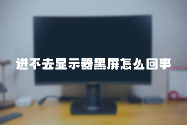 進不去顯示器黑屏怎么回事