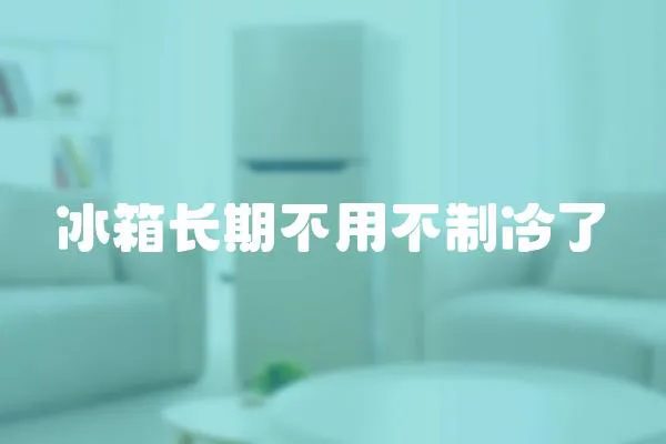 冰箱長期不用不制冷了