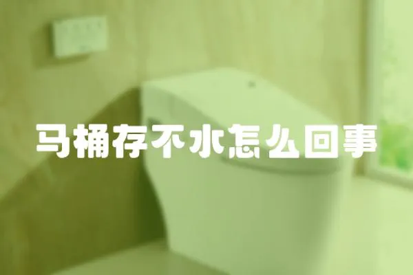 馬桶存不水怎么回事