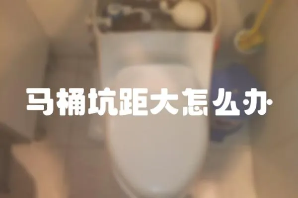馬桶坑距大怎么辦
