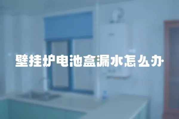 壁掛爐電池盒漏水怎么辦