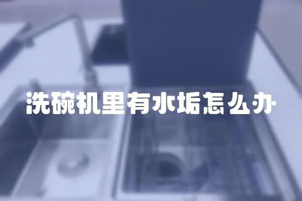 洗碗機里有水垢怎么辦