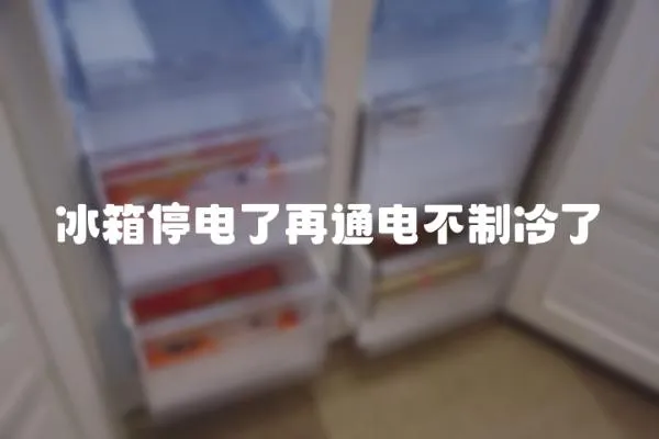 冰箱停電了再通電不制冷了