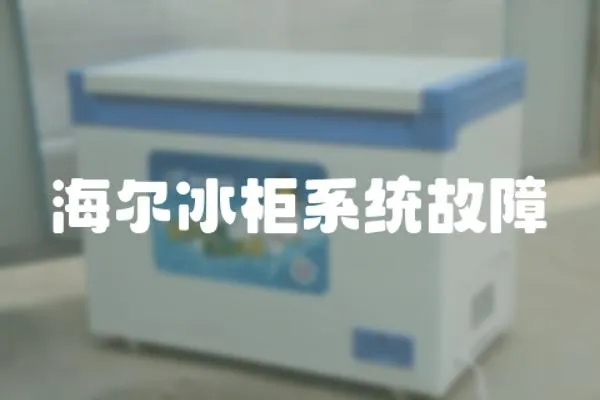 海爾冰柜系統故障