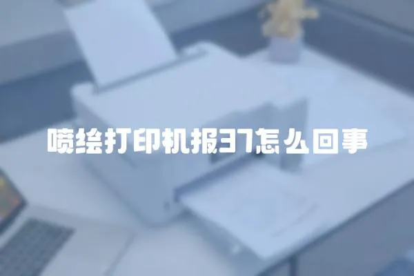 噴繪打印機報37怎么回事