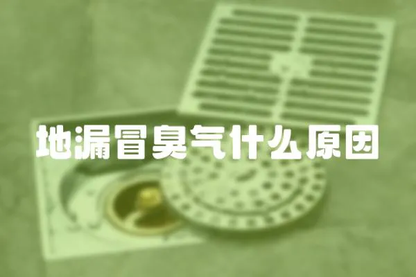 地漏冒臭氣什么原因