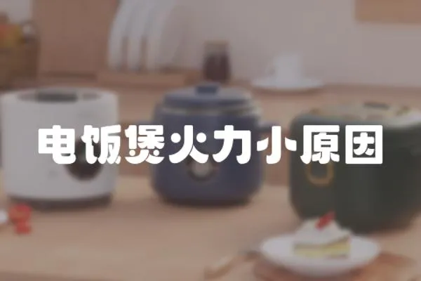 電飯煲火力小原因