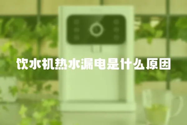 飲水機熱水漏電是什么原因