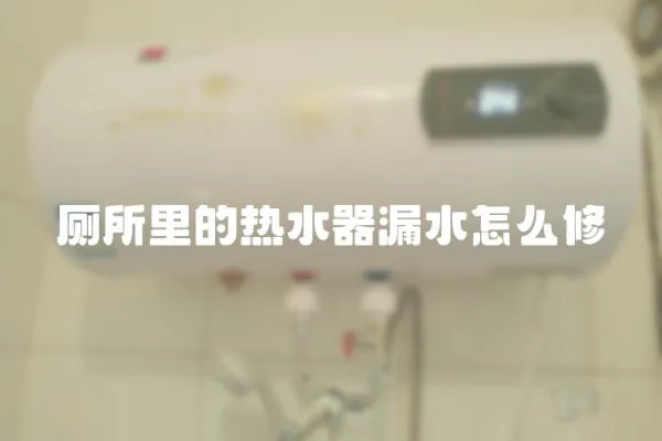 廁所里的熱水器漏水怎么修