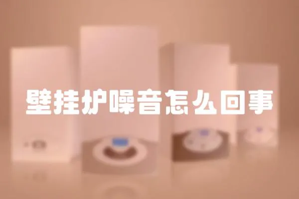 壁掛爐噪音怎么回事