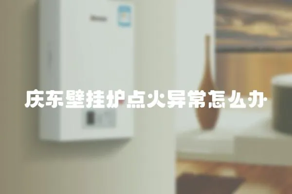 慶東壁掛爐點火異常怎么辦